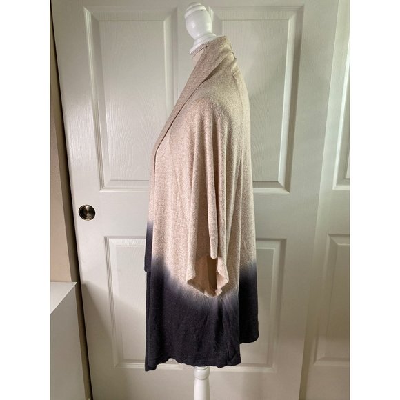 Status Waterfall Dip Dyed Ombré Cardigan Sweater - Picture 2 of 6